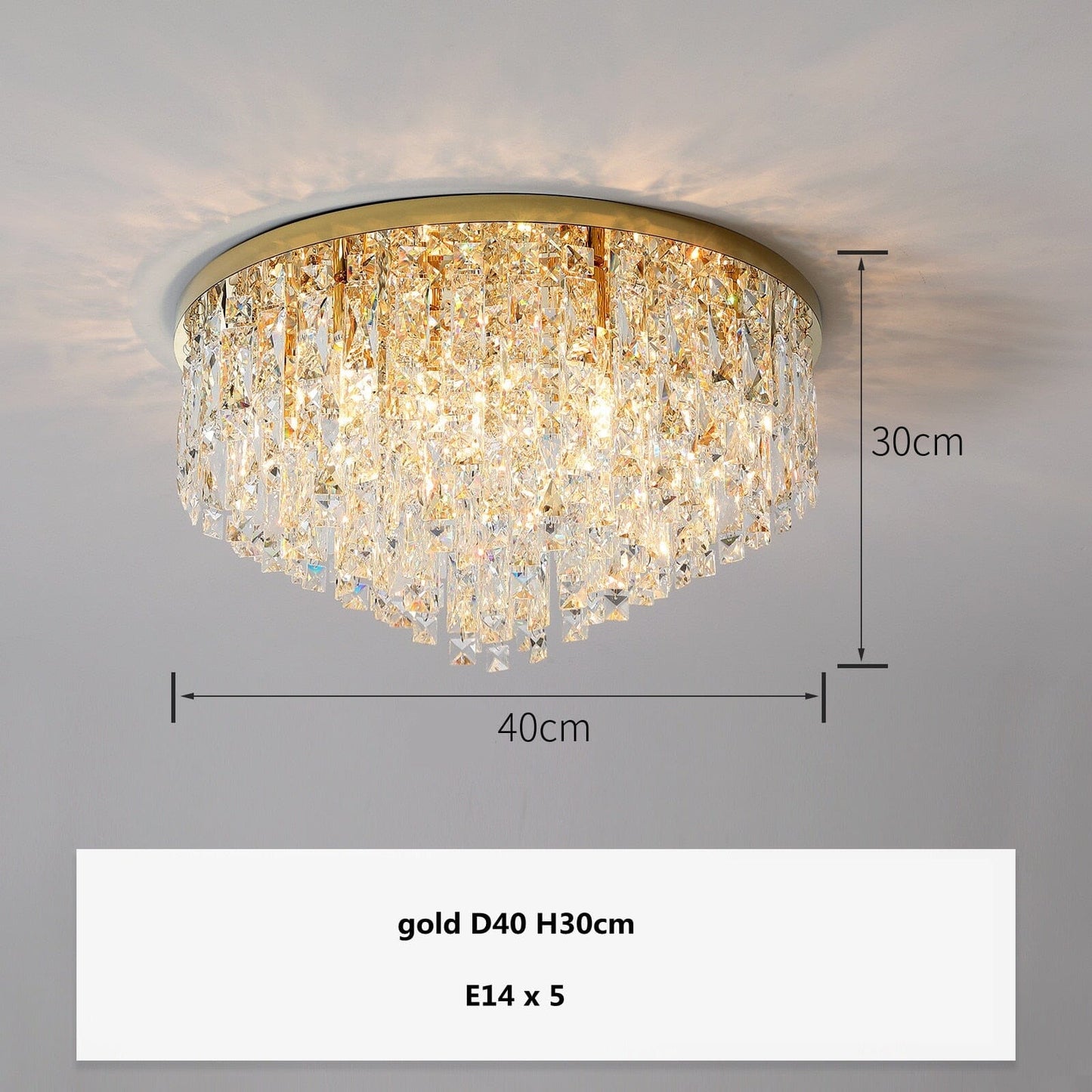 Amara Luxury K9 Crystal Ceiling Lamp