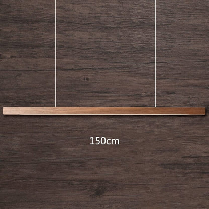 Amélie Oak & Walnut Linear Chandelier