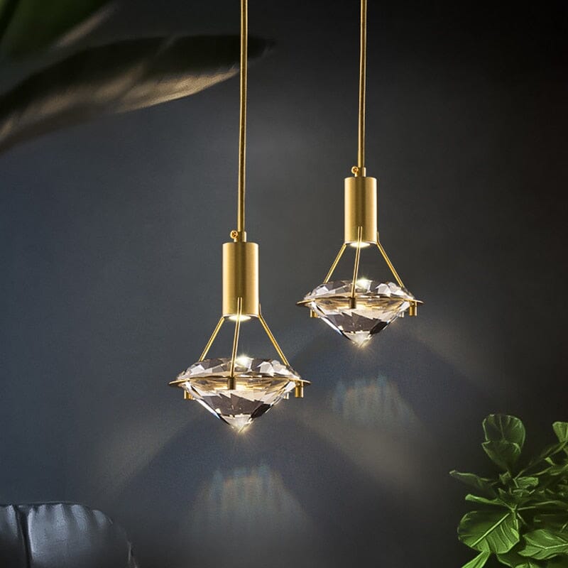 Elena Crystalline Copper Pendant