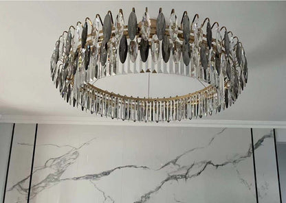 Amélie Crown Crystal Crossover Chandelier