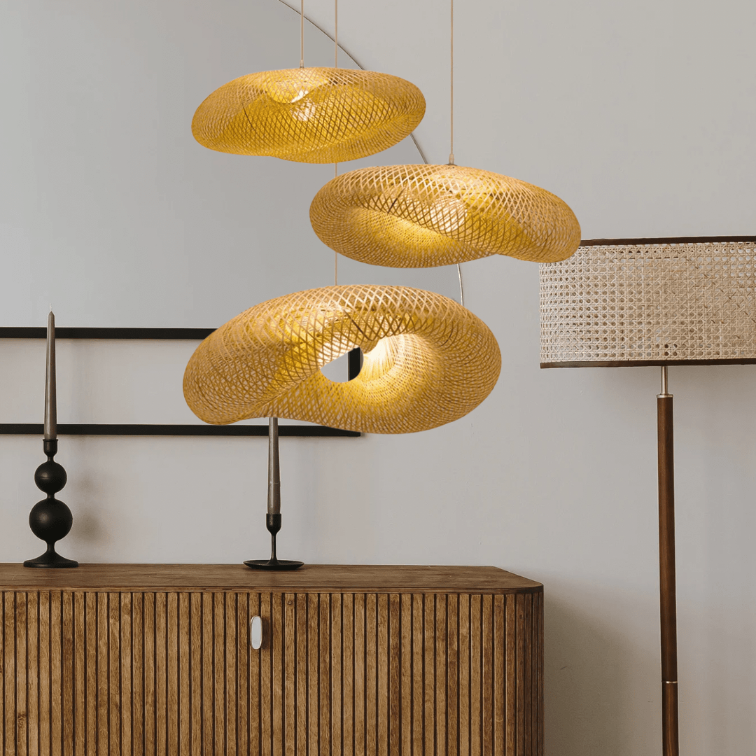 Juliette Bamboo Weaving Pendant Light