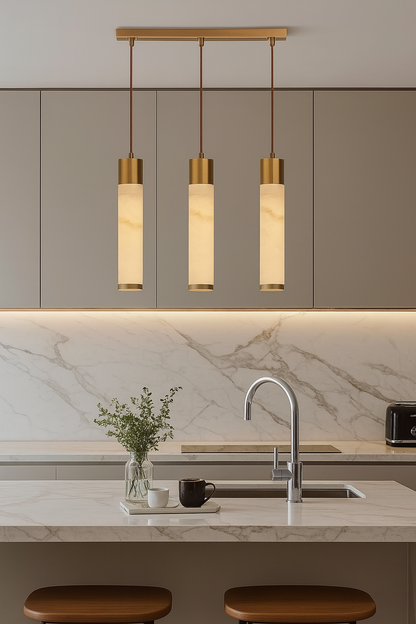 Amélie Valencia Spanish Marble Pendant Light