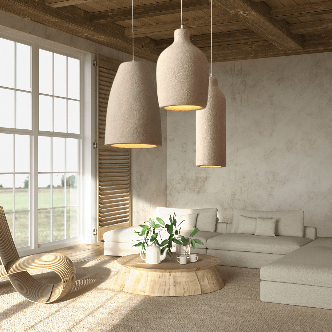 Sakura Wabi-Sabi Resin Pendant Light