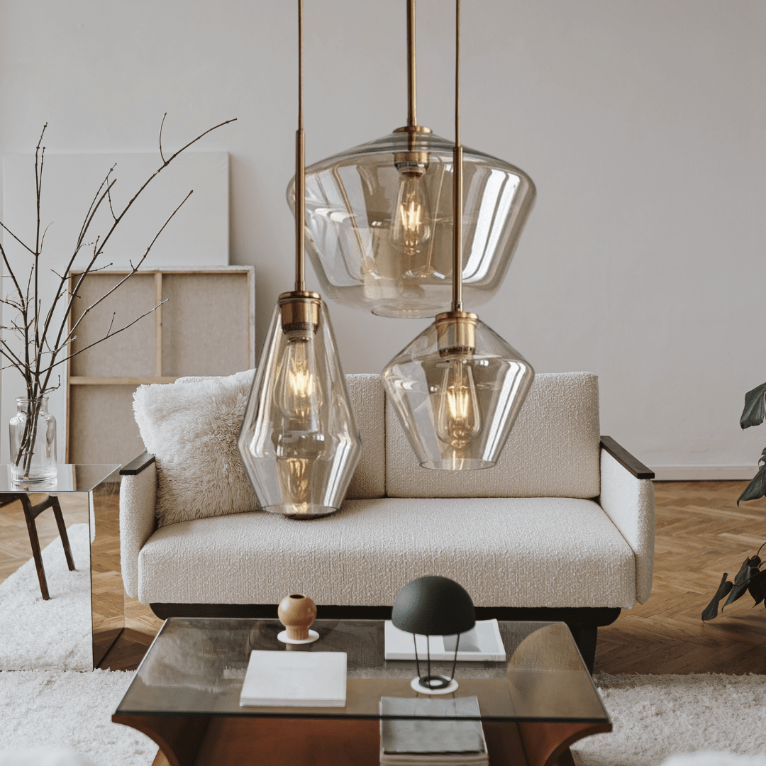 Monica Designer Glass Pendant Light