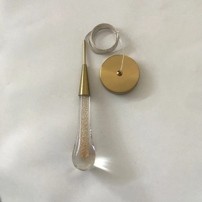Amélie Golden Droplet Pendant Light