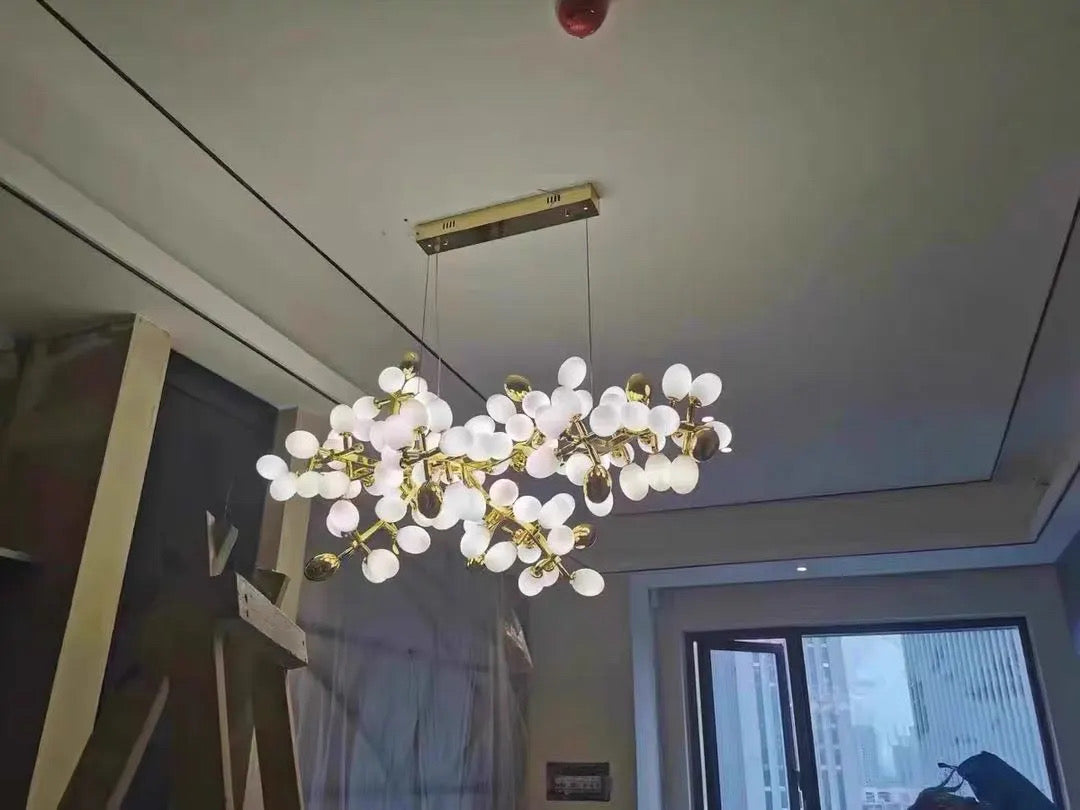 Chloé Golden Grape Vine Chandelier