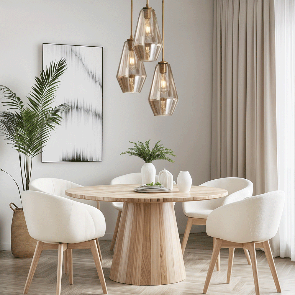 Monica Designer Glass Pendant Light