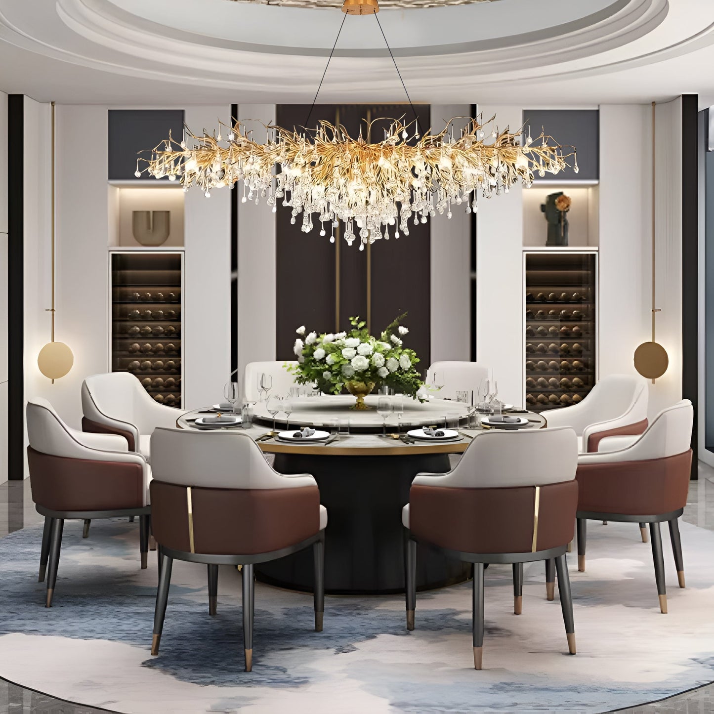 Noémie Waterdrop Luxury Crystal Chandelier