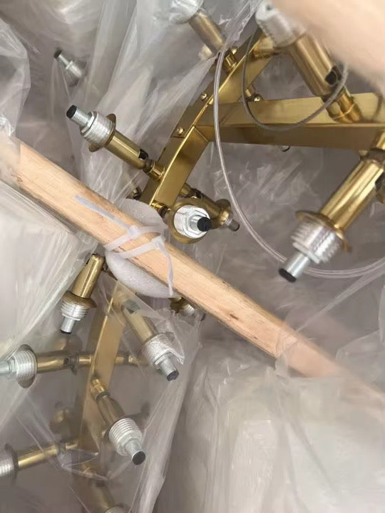 Chloé Golden Grape Vine Chandelier