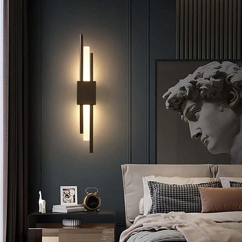 Sophie Noir Dual-Glow Minimalist Sconce