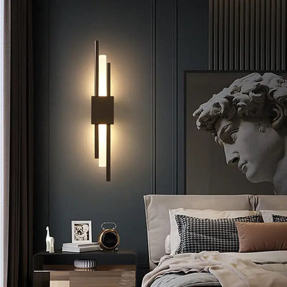 Sophie Noir Dual-Glow Minimalist Sconce