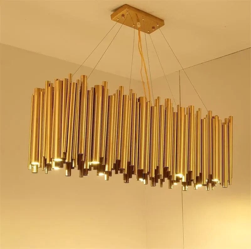 Amélie Gold Nest Oval Chandelier