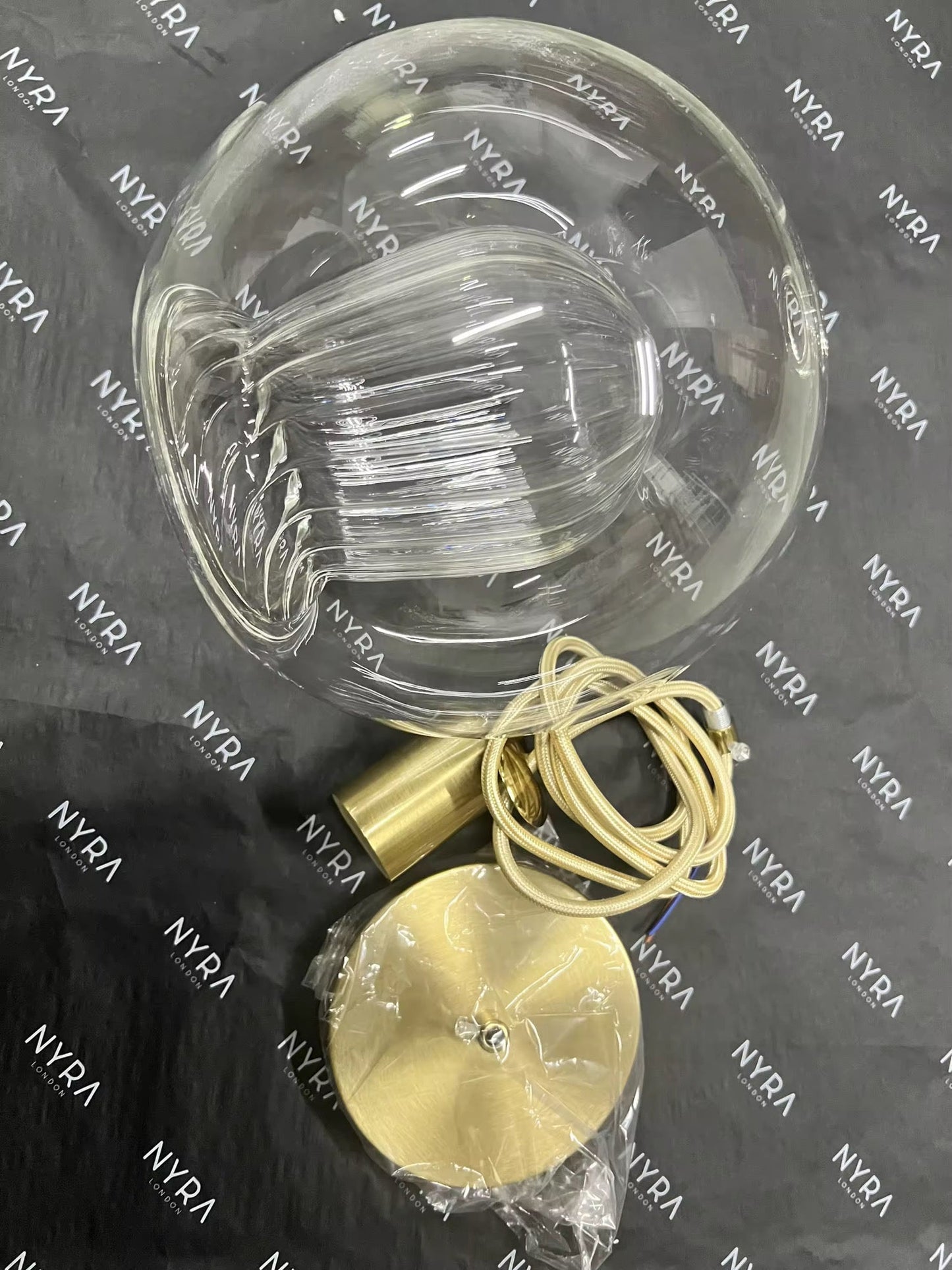 Isabella Interconnected Bubble Glass Pendant