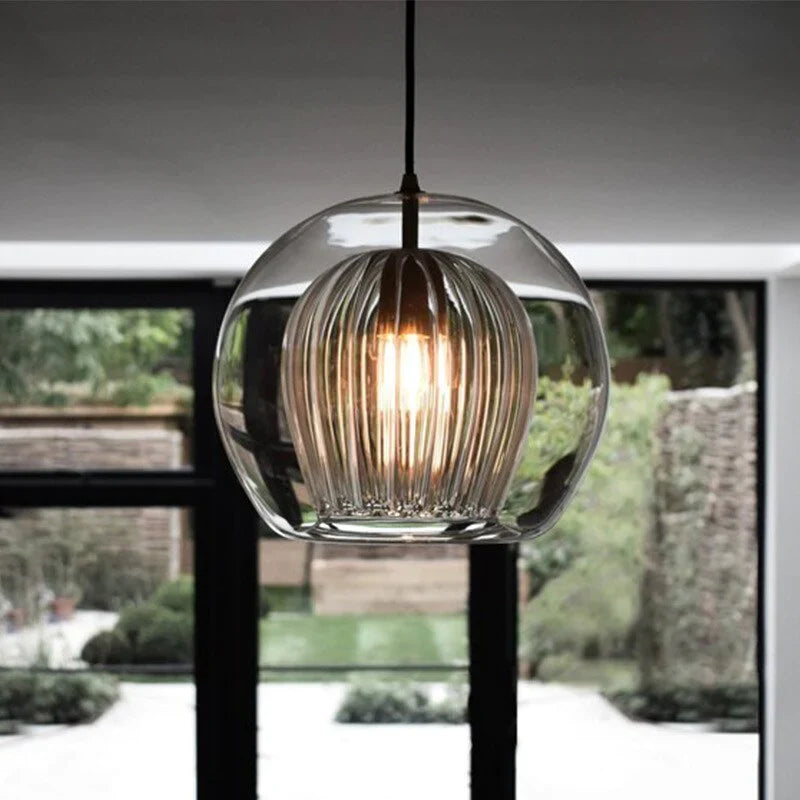 Isabella Interconnected Bubble Glass Pendant
