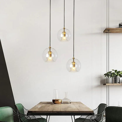 Isabella Interconnected Bubble Glass Pendant