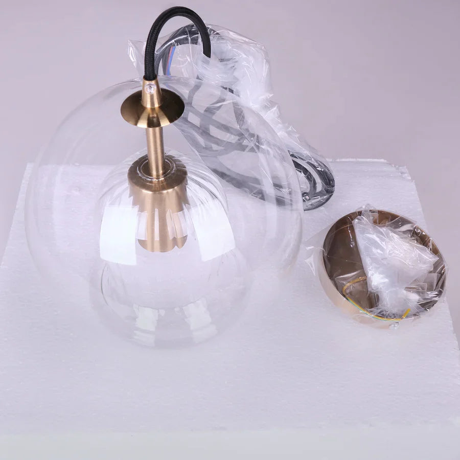 Isabella Interconnected Bubble Glass Pendant