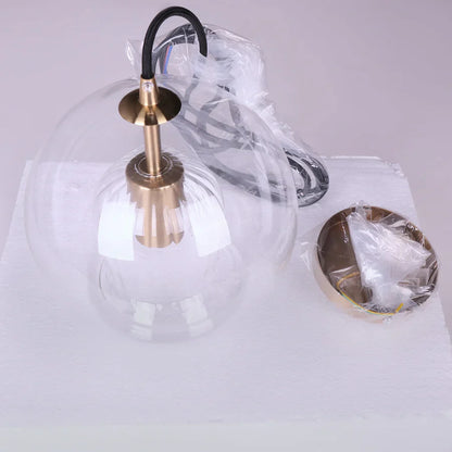 Isabella Interconnected Bubble Glass Pendant