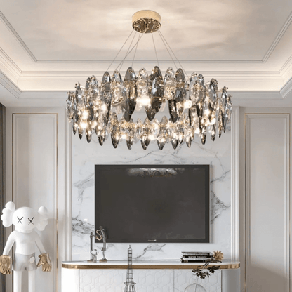 Elodie Crystal Leaf Nordic Luxury Chandelier