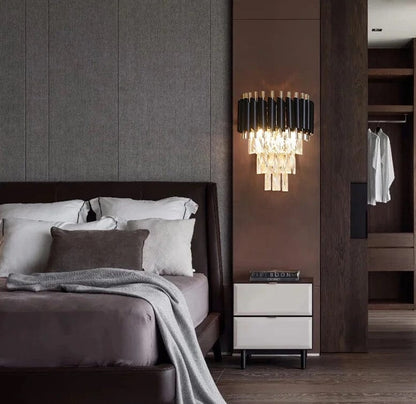 Sylvie Maestro Crystal Wall Lamp
