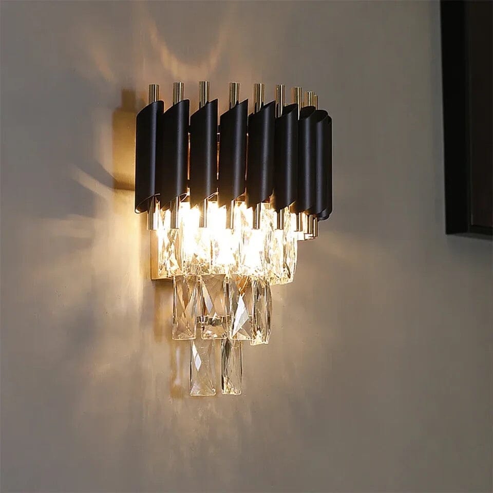 Sylvie Maestro Crystal Wall Lamp