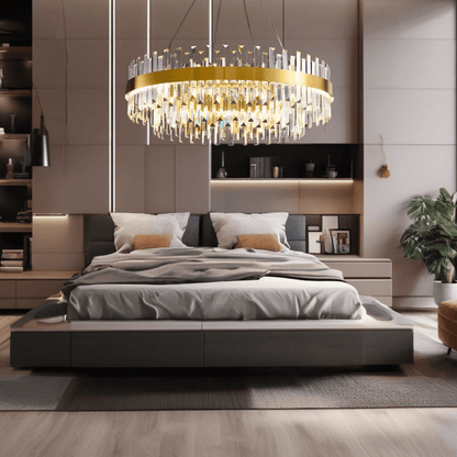 Celeste Orion Handcrafted Crystal Chandelier