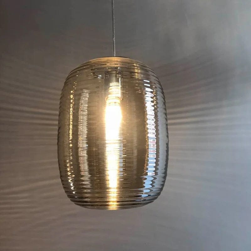 Camille Minimalist Threaded Glass Pendant