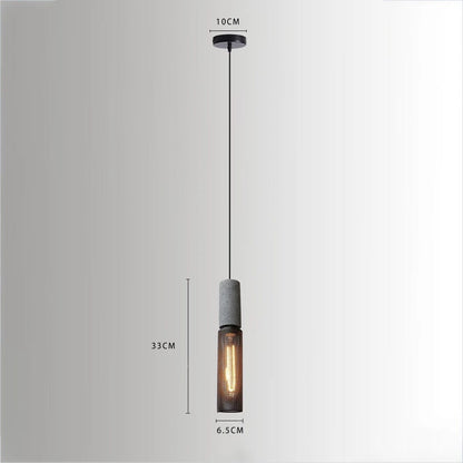 Amélie Industrial Cement Pendant Light