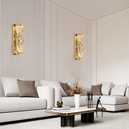 Camille Crystal Cascading Wall Sconce