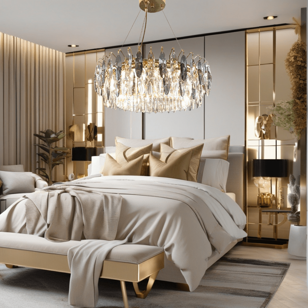 Amélie Crown Crystal Crossover Chandelier