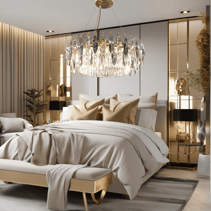 Amélie Crown Crystal Crossover Chandelier