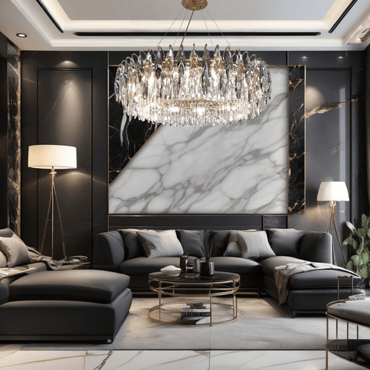 Amélie Crown Crystal Crossover Chandelier