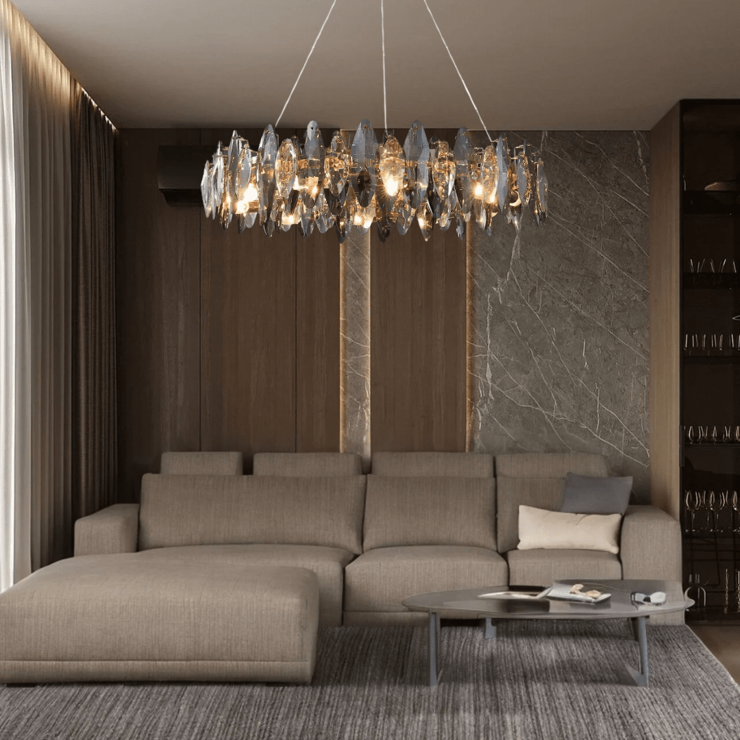 Elodie Crystal Leaf Nordic Luxury Chandelier