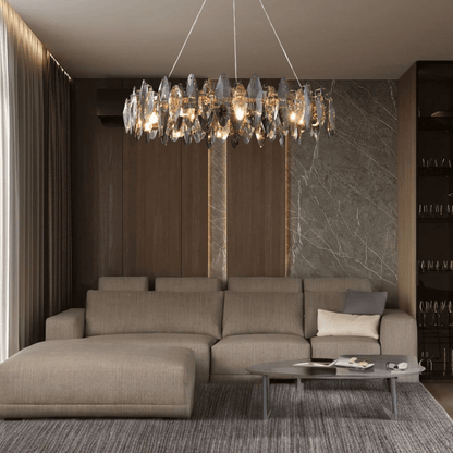 Elodie Crystal Leaf Nordic Luxury Chandelier