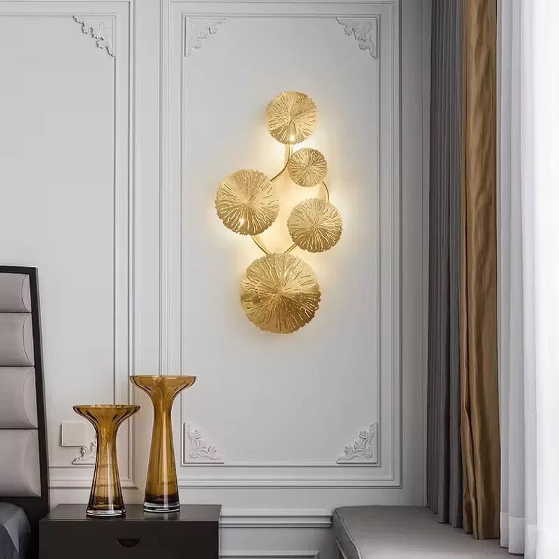 Océane Lotus Leaf Wall Lamp with Modern Artistic Design
