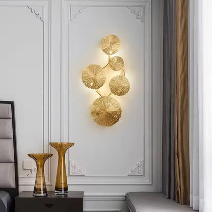 Océane Lotus Leaf Wall Lamp with Modern Artistic Design