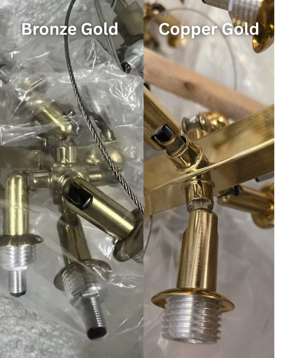 Chloé Golden Grape Vine Chandelier