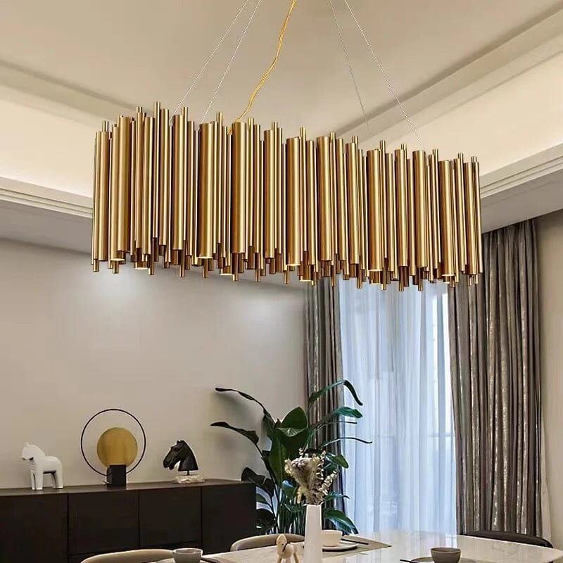 Amélie Gold Nest Oval Chandelier