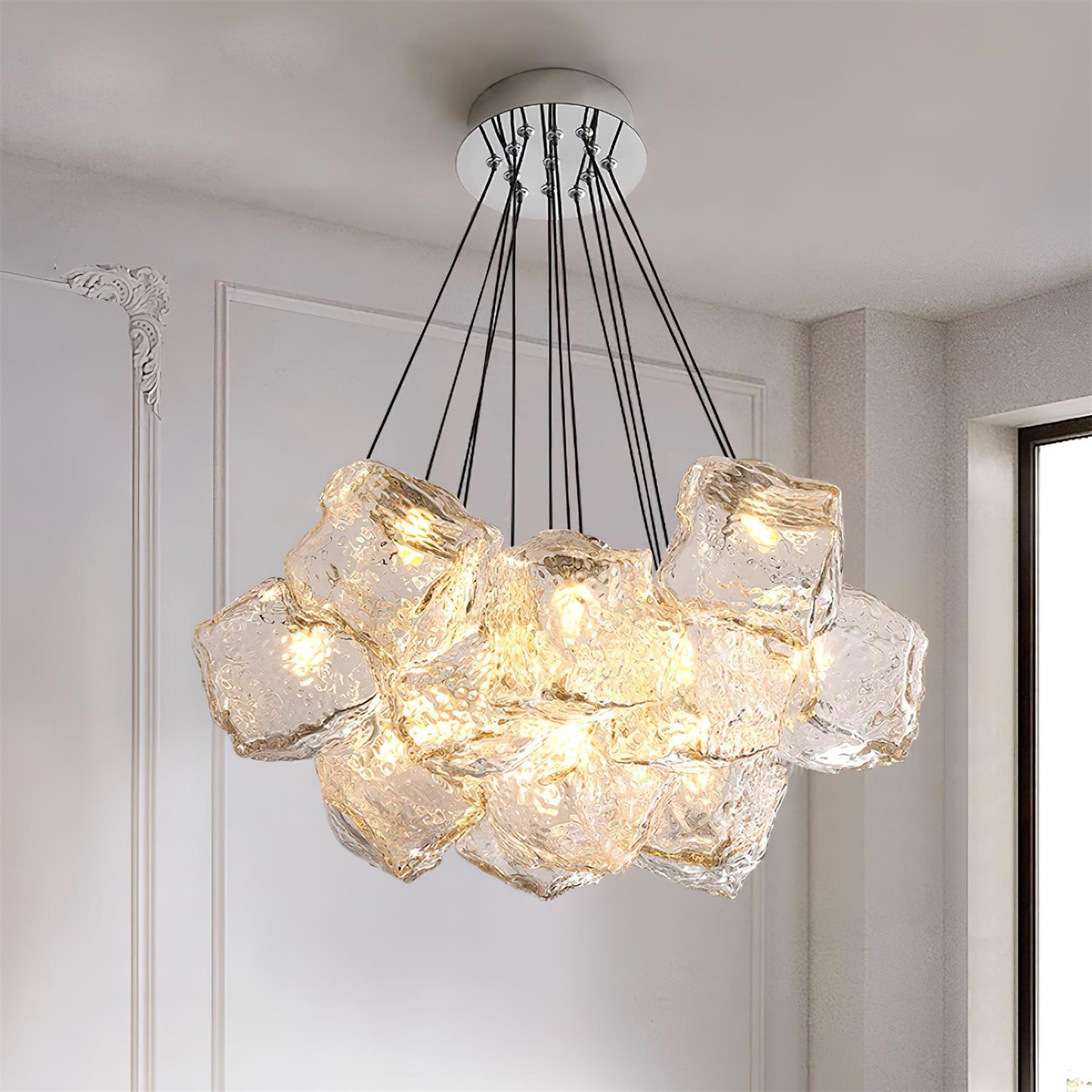 Clémence Ice Cubes Modern Chandelier