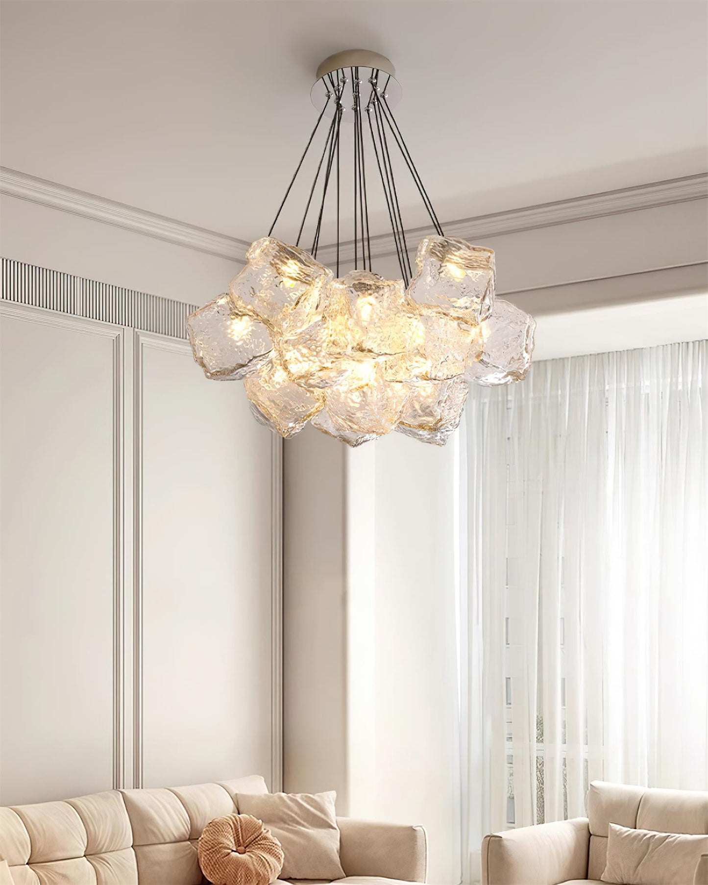 Clémence Ice Cubes Modern Chandelier