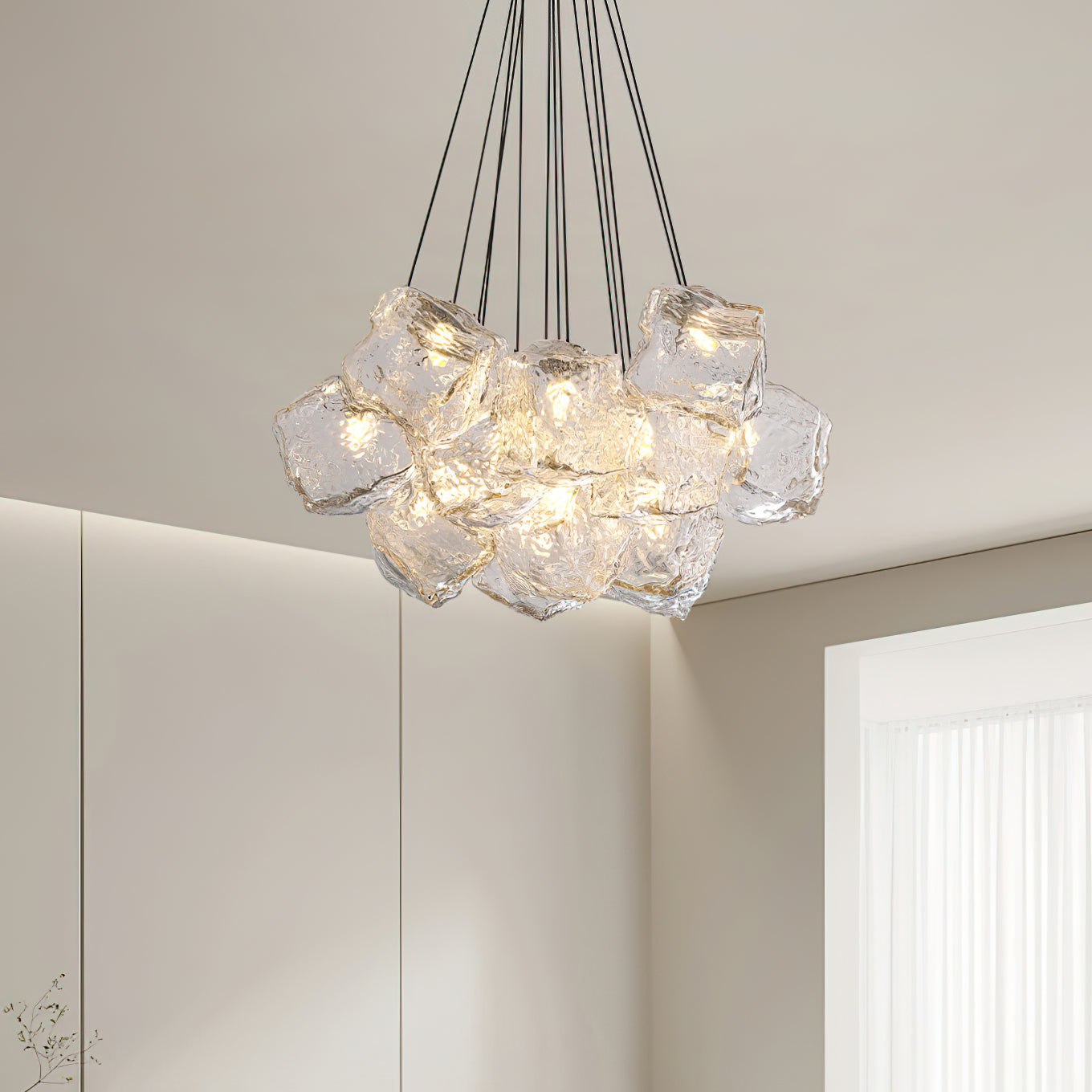 Clémence Ice Cubes Modern Chandelier