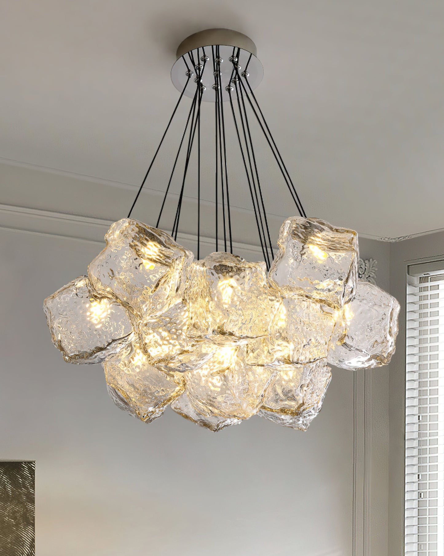 Clémence Ice Cubes Modern Chandelier