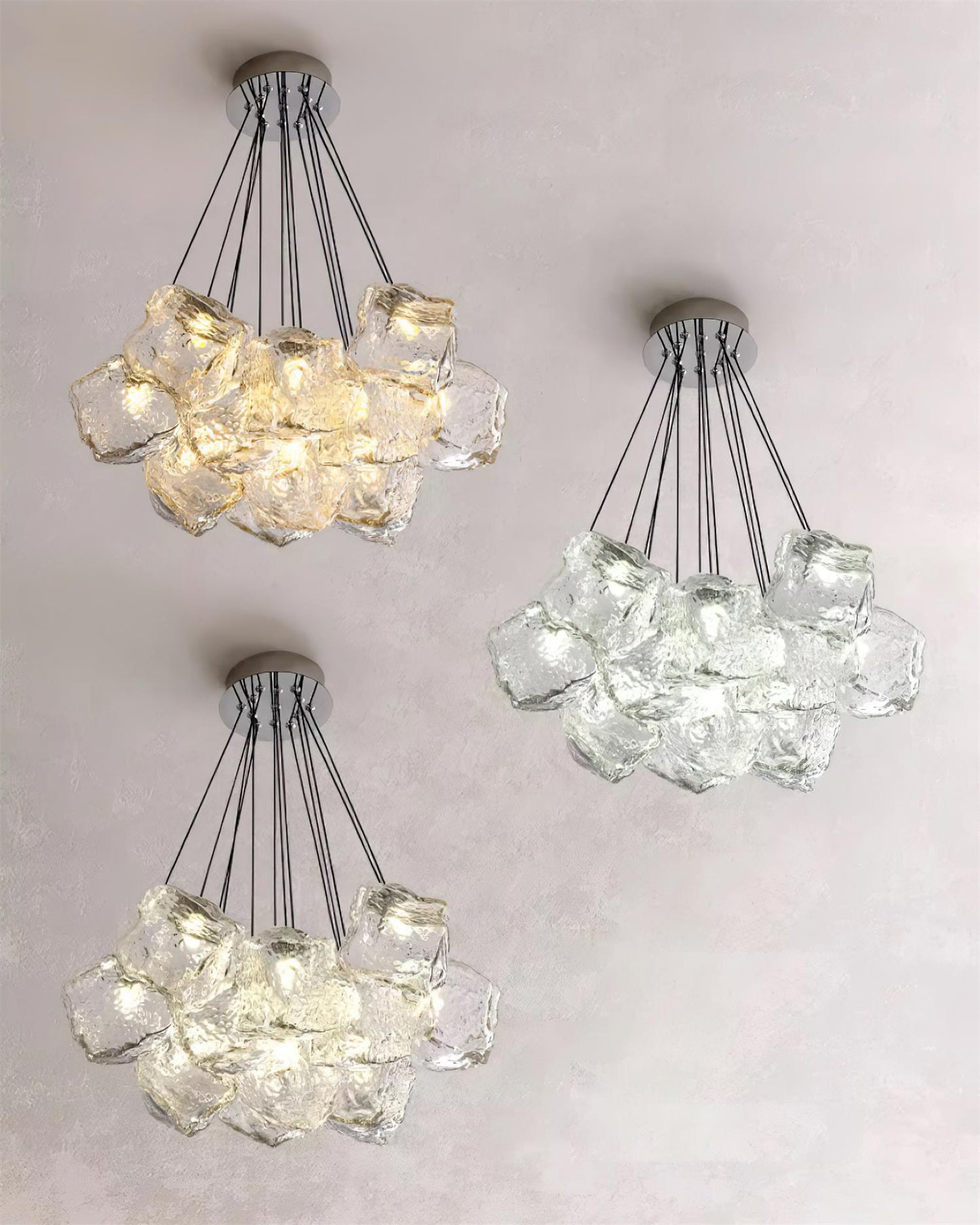 Clémence Ice Cubes Modern Chandelier