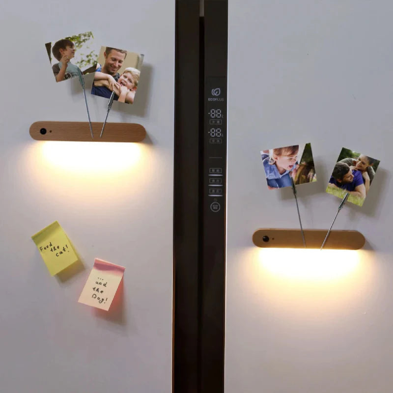 Élise IllumiKey Wooden Magnetic Key Holder LED Night Light