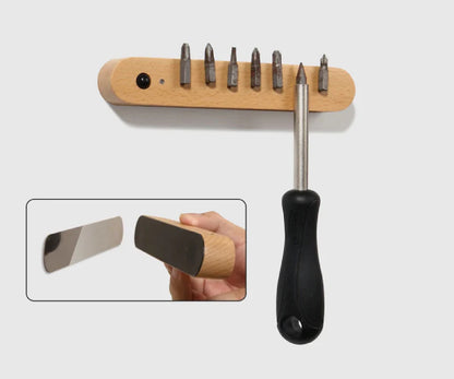Élise IllumiKey Wooden Magnetic Key Holder LED Night Light