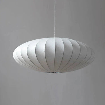 Sophie Japanese Silk Pendant Light White Fabric Ceiling Lamp