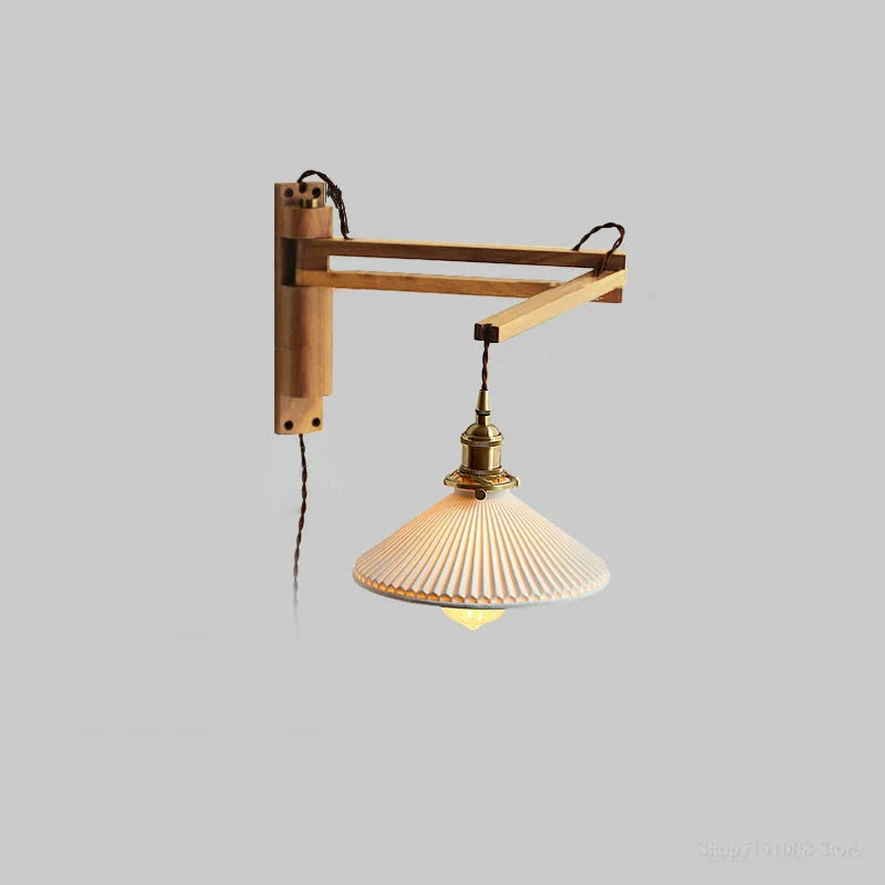 Aurélie Elmwood Adjustable Arm LED Wall Lamp