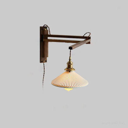 Aurélie Elmwood Adjustable Arm LED Wall Lamp