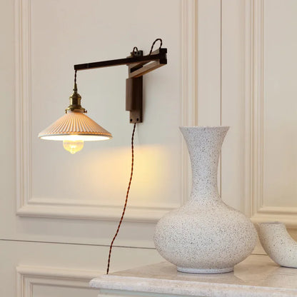 Aurélie Elmwood Adjustable Arm LED Wall Lamp