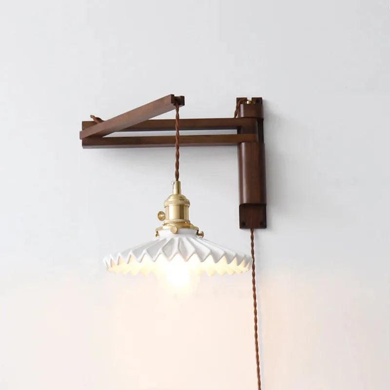 Aurélie Elmwood Adjustable Arm LED Wall Lamp