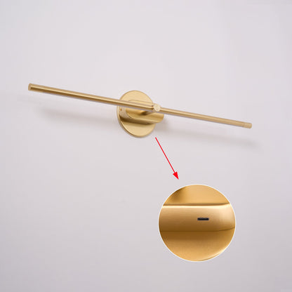Clémence Linear Rechargeable Wall Lamp with Three-Color LED